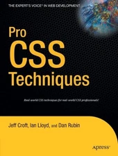 PRO CSS TECHNIQUES (EXPERT'S VOICE) By Dan Rubin & Ian Lloyd **Mint Condition**