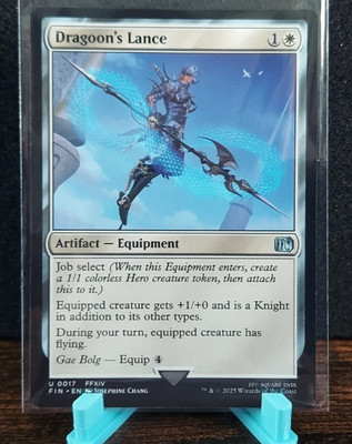 Dragoon's Lance Final Fantasy Regular Magic the Gathering U 0017