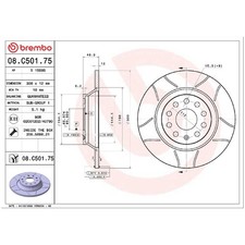 2x Bremsscheibe hinten für VW Sharan 7N1 Tiguan AD1 CT1 BW2 Touran 5T1 | 262444
