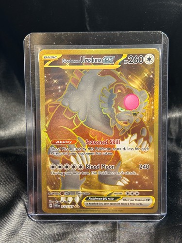 Bloodmoon Ursaluna Ex #222 Pokemon Twilight Masquerade