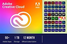 Adobe Creative Cloud - All Apps - 1000 GB Sto...