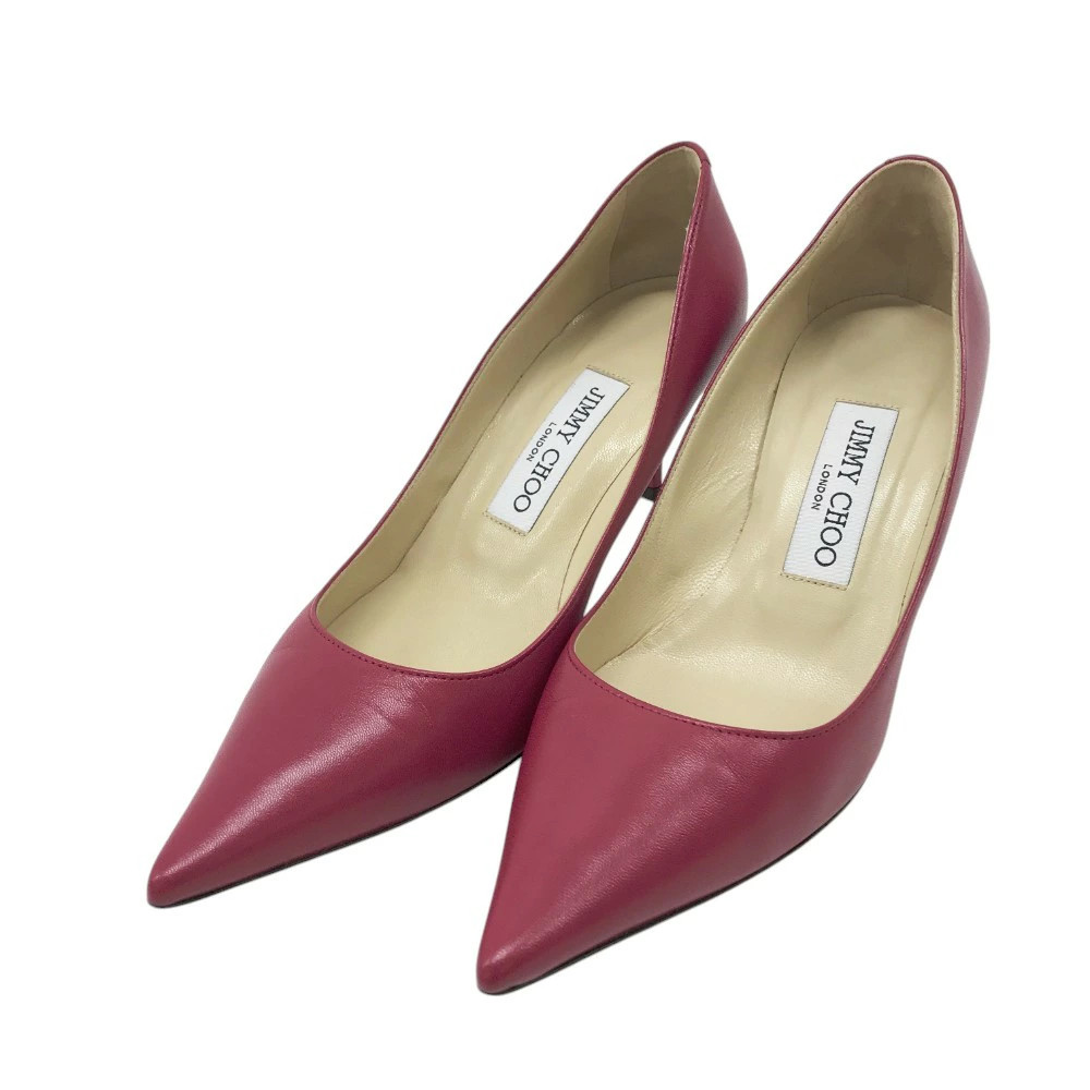 Jimmy Choo Women's Red Pumps 355 Used Fashion Shoes