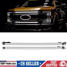 Grill Accent DRL LED Lights Bar Kit For Ford F250 F350 SD 2020-2022 Platinum XLT