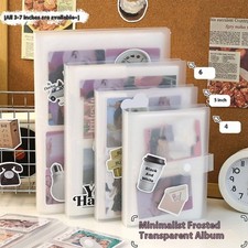 84 Pocket 80 Pocket 160 Pocket Photo Card Collection Album Water Resistant