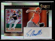 2024 Panini Select Diamond Action Signatures Spencer Arrighetti RC Auto #DAS-SA