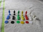 Milton Bradley Vintage PARK AND SHOP Board Game Replacement parts 1955