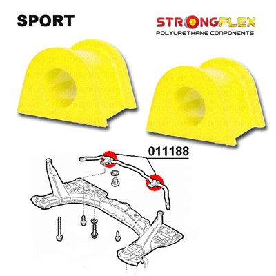 STRONGFLEX Alfa 147-156-GT Silentblocs Stabilisatoren vorne (51754198) SPORT