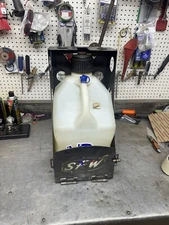 Fuel Jug Rack Holder Single Locking Mount Race Trailer