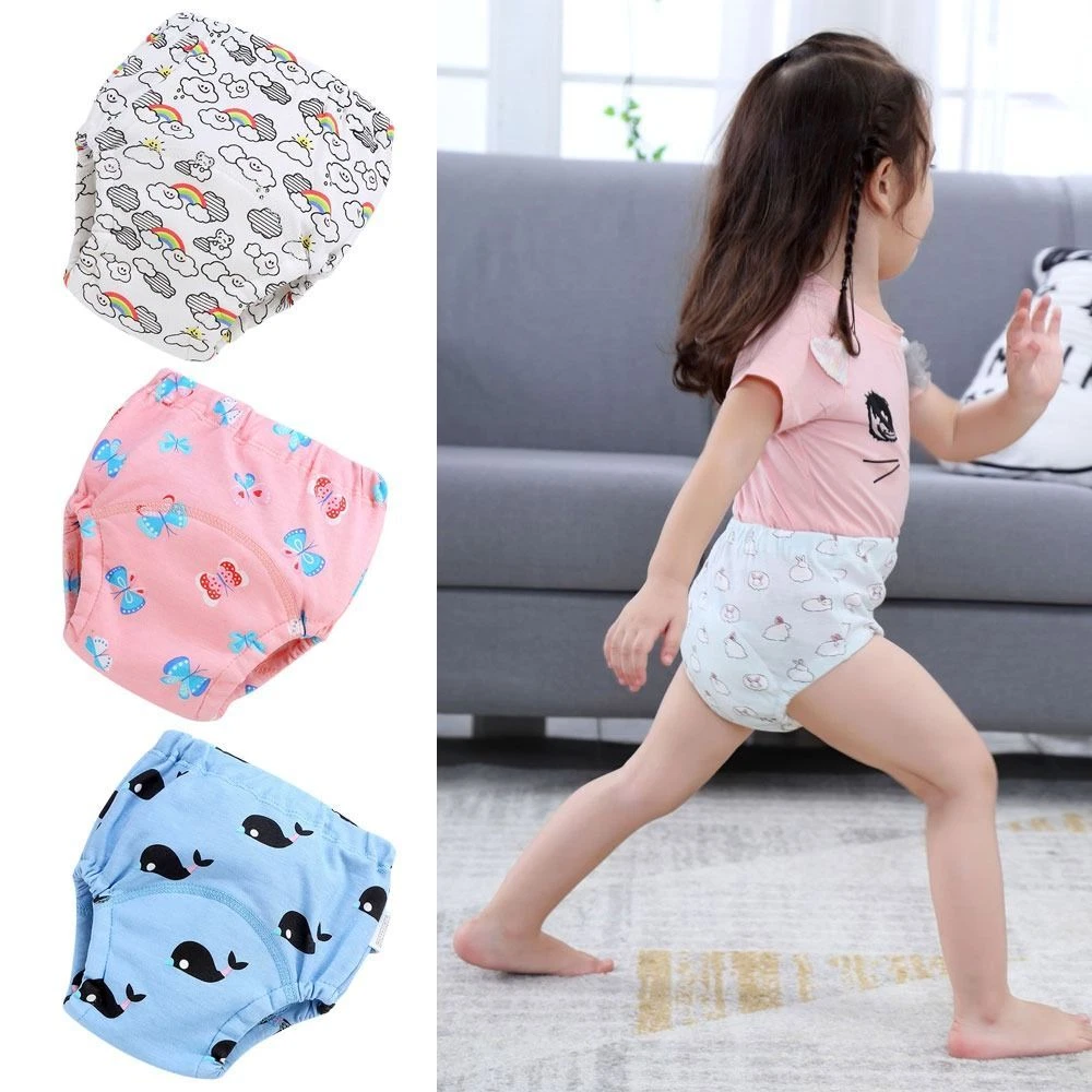 Underwear Infants Panties Diaper Nappies Baby Training Pants Cloth Diapers