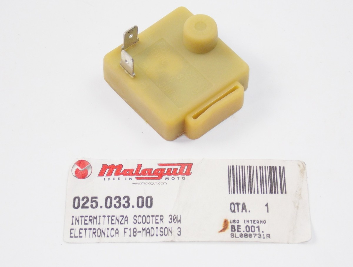 OEM MALAGUTI MADISON 3 125/S200/RS250/K400 PASSWORD FLASHER RELAY