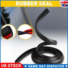 Door Window Adhesive Rubber Seal Strip H-Shape Car Insulation Weatherstrip 10ft