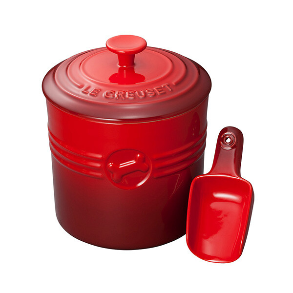 LE CREUSET フードストッカー ホワイト 大容量 Amazon.co.jp: ル・クルーゼ(Le Creuset) フードコンテナ ペット