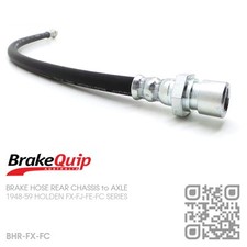 BRAKEQUIP BRAKE HOSE REAR CHASSIS to AXLE [HOLDEN FX-FJ-FE-FC UTE/VAN/SEDAN]