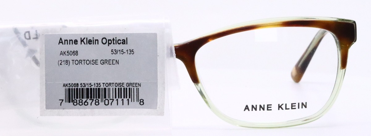 Anne Klein EYEGLASSES AK5068-218-53 New with case Anne Klein Eyeglasses Frames AK5068 218 Brown Tortoise Clear  main image 2