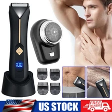 Electric Men's Manscaping Pubic Hair Removal Trimmer Groin Ball Shavers Gift