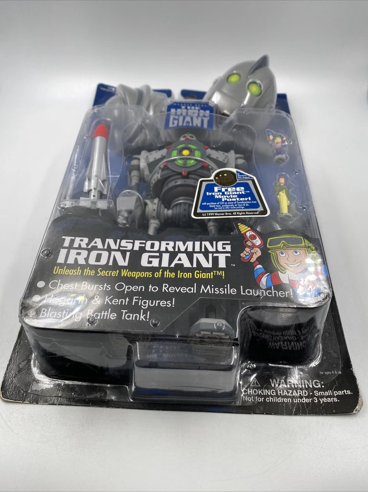 Figura de juguete Transformando el gigante de hierro Warner Bros. 1999 Trendmasters 10258 NUEVO Foto 3 de 3