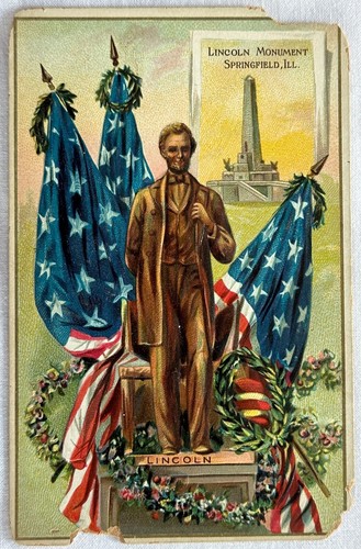 Collection Patriotic Postal Cards featuring Abraham Lincoln - Picture 13 of 16