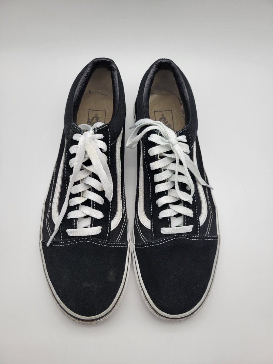 Vans Off the Wall Mens size 13 Black and White Skate shoe  display picture 1
