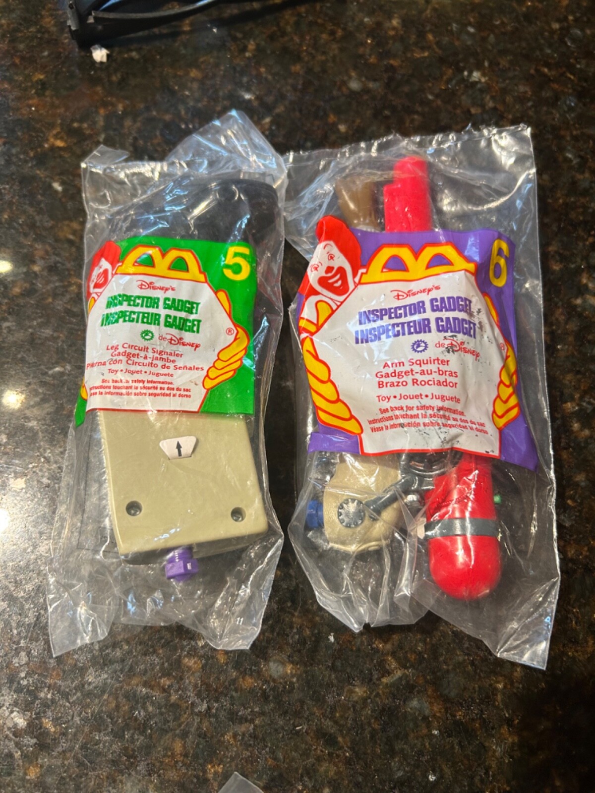 1999 Inspector Gadget McDonald’s Happy Meal Toy Set Of 8 NIB Complete MIP - Picture 6 of 9