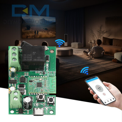 eWeLink DC7-32V/AC220V 1CH Pro Self-Locking Smart WIFI Bluetooth Relay Module