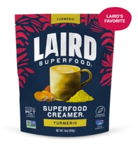Laird Non-Dairy Superfood Creamer - Turmeric - 16 oz Bag
