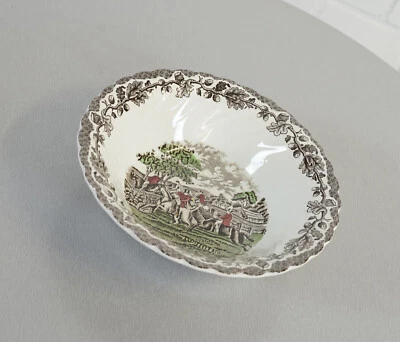 Myotts Country Life Fine Staffordshire Ware Schale Servierschüssel Ø 21,5 cm RAR - Bild 1 von 4