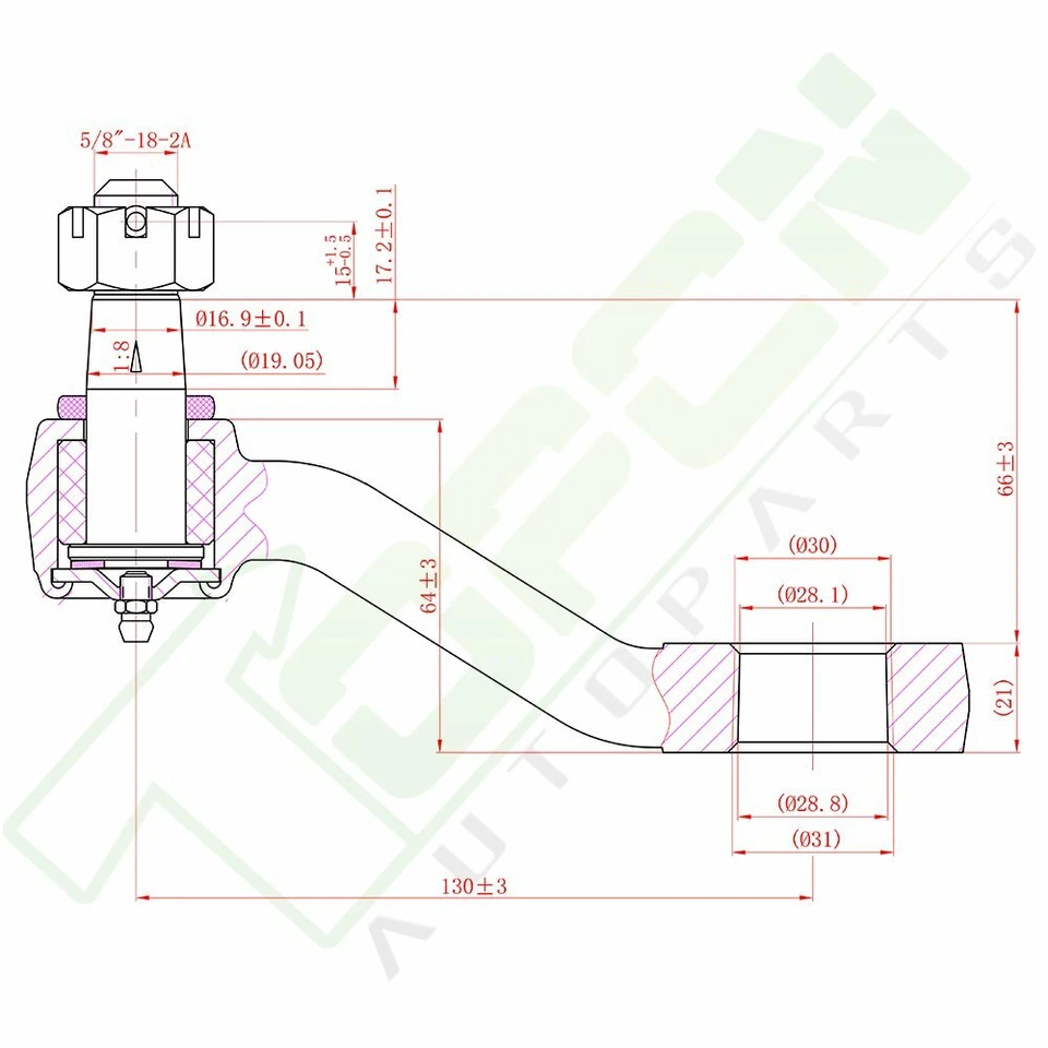 10pcs Suspension Kit Tie Rods Ball Joint for 1975-1982 Chevrolet Blazer C10 P10 Foto 3 de 4