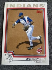 2004 Topps - #168 Brandon Phillips Rookie Year Cleveland Indians