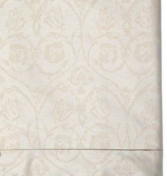 Sferra Amiata Rosa Euro Continental Sham Algodón Satén Jacquard Nuevo Foto 3 de 4