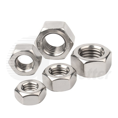 HEXAGON FULL NUTS A2 STAINLESS STEEL M1 M1.2 M1.4 M1.6 M2 M2.5 M3 M3.5 M4 - M64 - Picture 5 of 44
