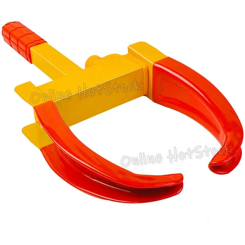 Wheel Lock Clamp Heavy Duty Anti-theft For Vehicle Car Trailer Clamp with 2 Keys - Picture 3 of 9