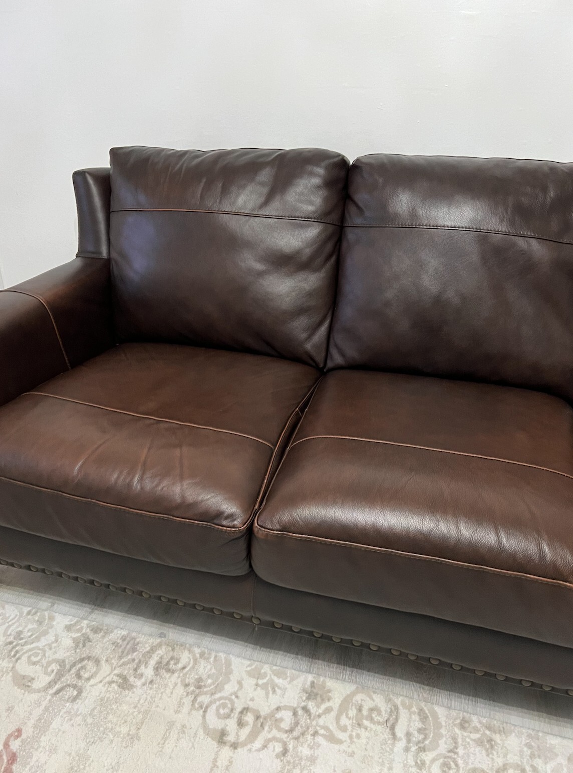 Leather Chocolate Brown 3+3 Seater Sofa Set eBay