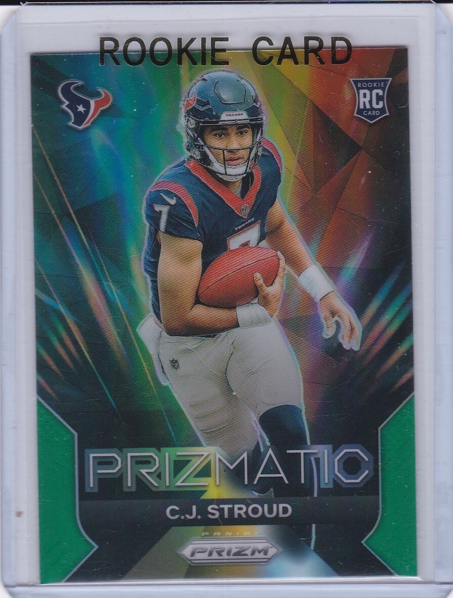 C.J. STROUD ROOKIE CARD Houston Texans Prizmatic RARE PRIZMS VARIATION $$  CJ RC!