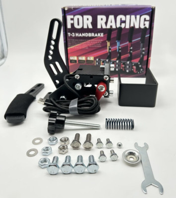 Aikeec T-3 Black 64 Bit PC USB Racing Game Handbrake For Logitech & Thrustmaster