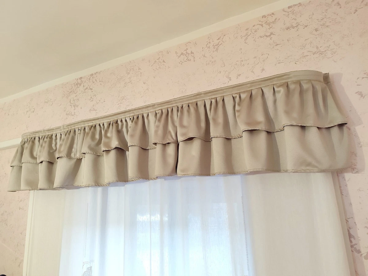 Tenda A Strati Ricamata Moments, Bianca, 147x76 Cm (coppia) Per Cucina O Camera Da Letto