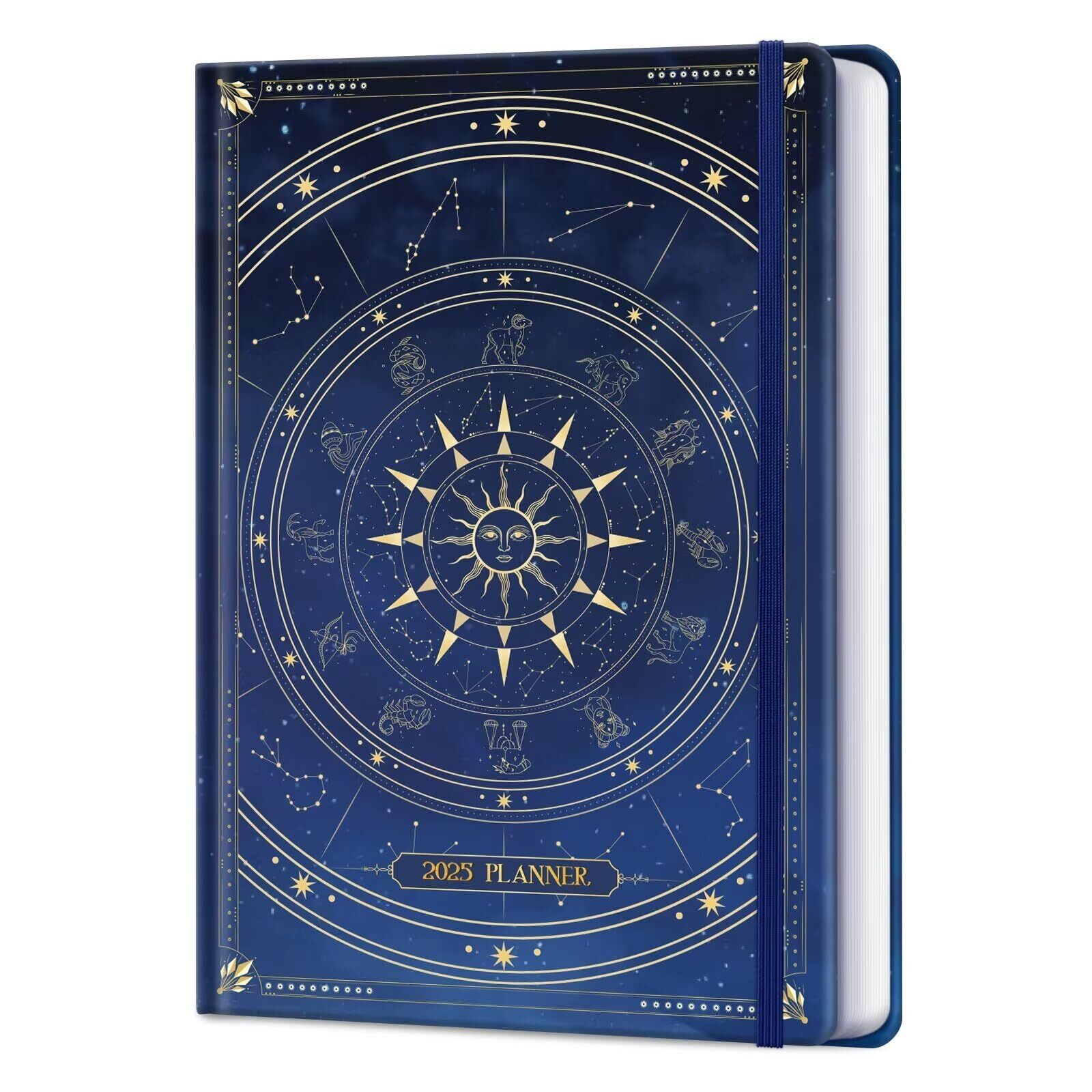 2025 Planner A5 Weekly and Monthly Calendar 2025 Hardcover Daily Agenda Organ...