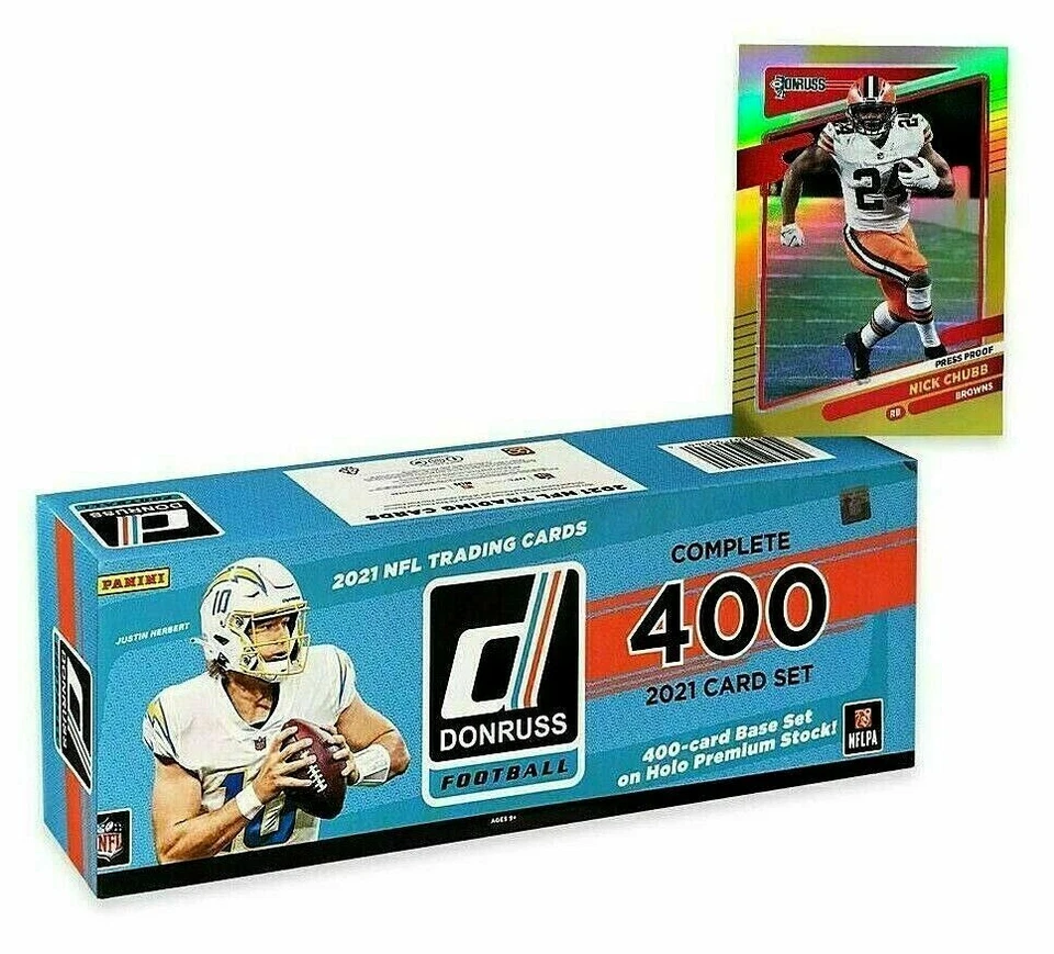 2021 Donruss Football HOLO PREMIUM Set Gold PRESS PROOF 1-250 *PICK YOUR CARD* - Image 2 of 3