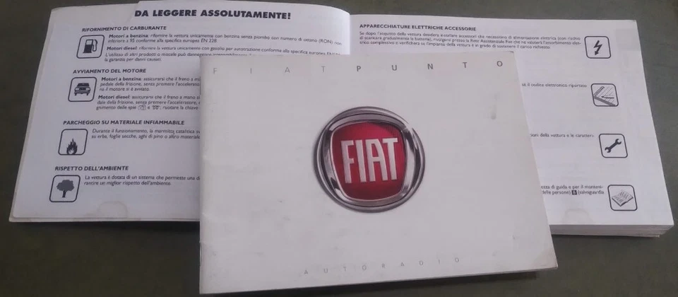 Manuale Uso e Manutenzione Fiat Punto 2008 + Portadocumenti - Immagine 3 di 4