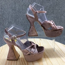 Circus by Sam Edelman Heels Womens 10 M Audrea Jewel Platform Purple Velvet NEW