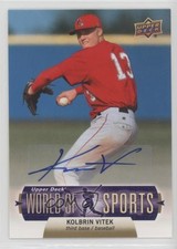 2011 Upper Deck World of Sports Auto Kolbrin Vitek #12 Auto 0h1