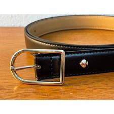 NWOT Kate Spade Dark Blue Kissing Birds Leather Belt Size M/L With Gift Box kate spade Women main image 3