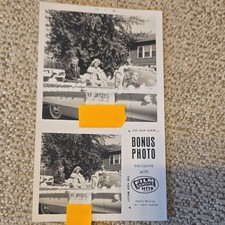 Vintage Original Black & White Parade Automobile Photograph H.P. Jaycees 1969