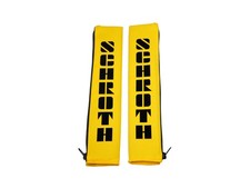 Schroth Gurtpolster gelb 2" (50mm) mit Flock - 1 Paar