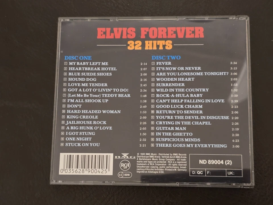 2CD - Elvis Presley - Elvis Forever - 32 Hits - RCA ND 89004-1 - Germany 1974 - Bild 3 von 3