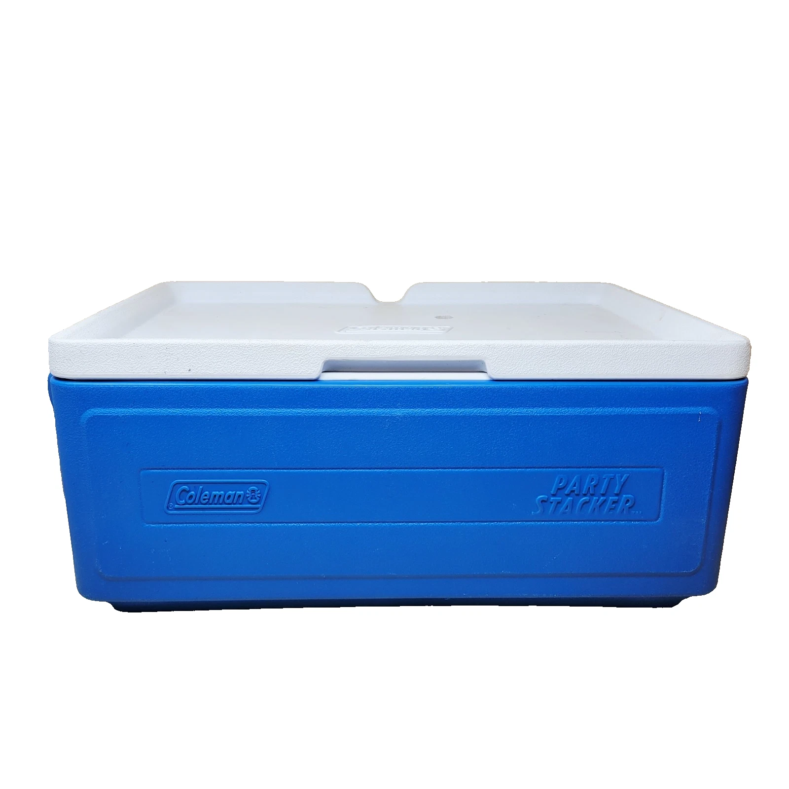 Coleman Party Stacker 24 Can Cooler Stackable Ice Chest Model 6225 Blue