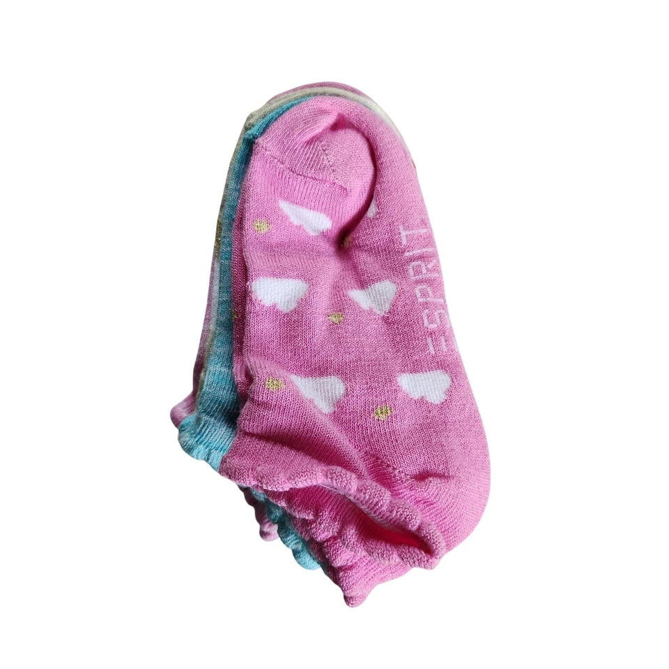 Esprit Niños Calcetines 6 Pares Zapato Talla 7-10 Colores Surtidos Niñas Nuevo Foto 3 de 4
