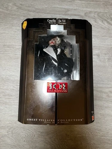 Vintage Mattel Disney Cruella De Vil Great Villains Collection Doll