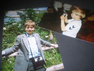 2 Sozialgeschichte 80er Jahre Jungen mit Kamera Foto 7'inch