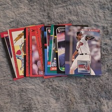 Donruss MLB Baseball Card Lot Mark Wohlers Darrel Evans Michael Easler