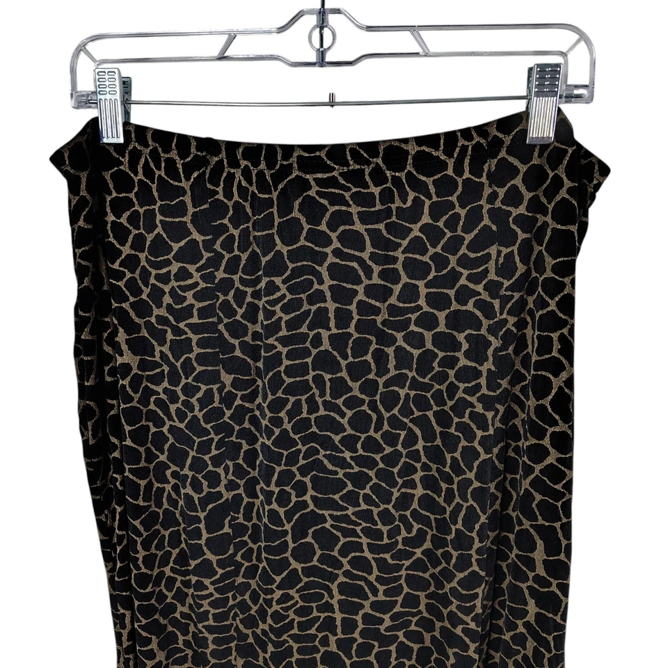 Maxi falda Briggs New York para mujer talla XL negra tostada Foto 4 de 4